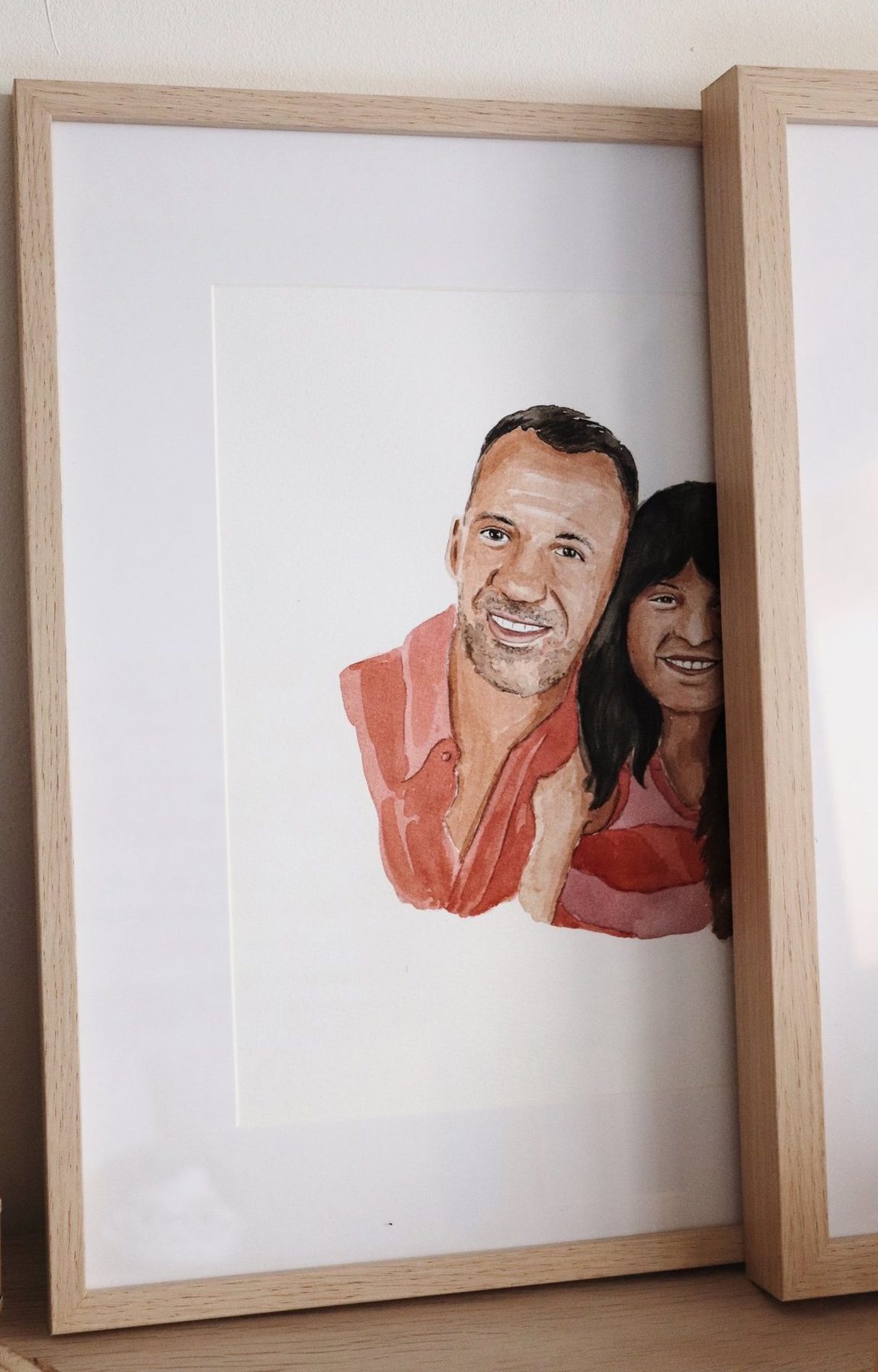 Aguarela personalizada por encomenda